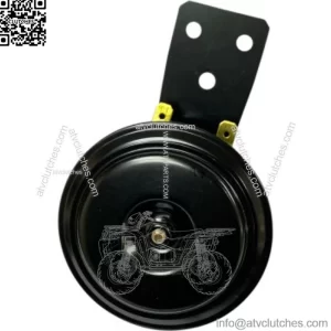 Drag Specialties Black 12V Horn 110dB Output Front Mount Harley Sportster XL XR (For: Harley-Davidson)