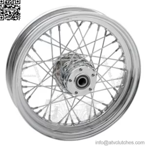 Drag Specialties 40 Spoke Laced Non-ABS Rear Wheel For Harley