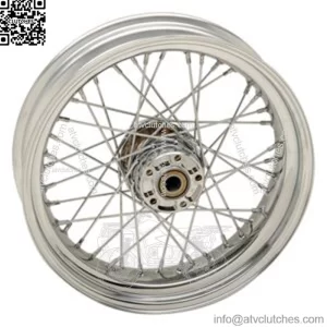 Drag Specialties 40 Spoke Laced ABS Rear Wheel For Harley
