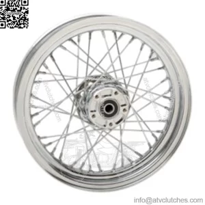 Drag Specialties 40 Spoke Laced Non-ABS Front Wheel For Harley