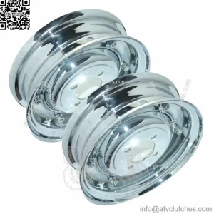 Vespa Avant Arri??re Jante Set Chrome Plaqu?? 3.50 " X 8 " Vbb Vlb Vna Mod??les