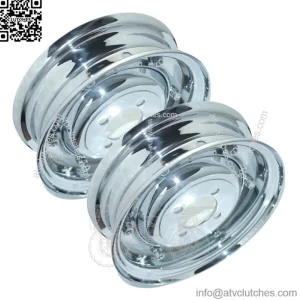 Vespa Front Rear Wheel Rim Set Chrome Plated 3.50" X 8" VBB VLB VNA Models GEc