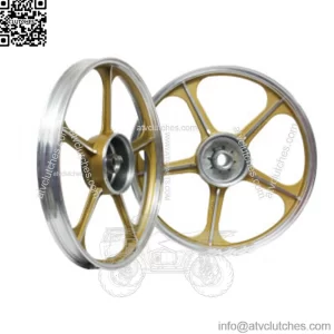 KAWA-GTO SPORT RIMS SET 555 1.40X17(F) 1.60X17(R) FOR SUZUKI RC GOLD