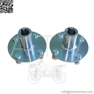 ADAPTER HUBS 1" LIVE AXLE 4 LUG ATV GO KART TRAILER. STEP-DOWN TO 3/4''