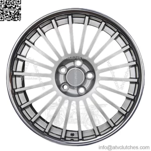 Custom 2 Piece Forged Alloy Car Wheel For Toyota Land Cruiser / Camry / Alphard