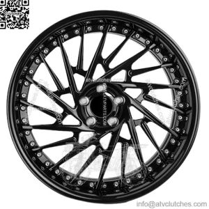 Custom 2 Piece Forged Alloy Car Wheel For Ford Mustang / Mondeo