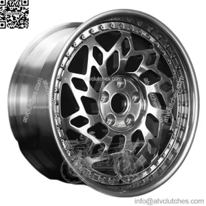 Custom 2 Piece Forged Alloy Car Wheel For Volkswagen Golf R