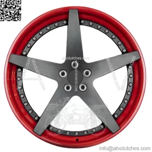 Custom 2 Piece Forged Alloy Car Wheel For Land Rover Range Rover Evoque