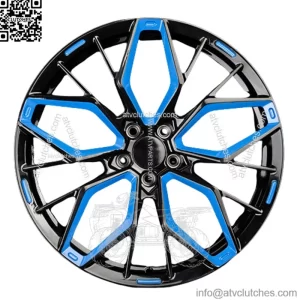 Custom 1 Piece Forged Alloy Car Wheel For Audi Q5