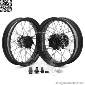 Motorcycle Spoke Wheel Rims Set For Husqvarna Svartpilen 401 / KTM Duke 390