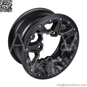 Can-Am 705401678 OEM Black 12" Front Rim 2016 - 2017 Maverick 1000 Max (For: Can-Am Maverick X3 Max R)