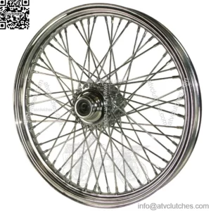 19 x 2.5 Front Chrome 60 Spoke Wheel Rim Dual 84-99 Dyna Sportster Harley (For: Harley-Davidson)