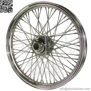 23 x 3 Chrome 60 Spoke Front Wheel Rim Harley Evo Softail Dyna Wide Glide Single (For: Harley-Davidson)