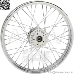 Chrome 40 Spoke 21" x 2.15" Front Wheel Rim Harley Dyna FXD Sportster XL 00-04 (For: Harley-Davidson)