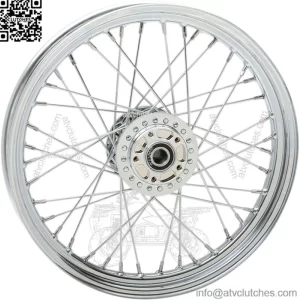 Chrome 40 Spoke 19" x 2.5" Front Wheel Rim Harley Dyna FXD Narrowglide 04-05 SD (For: Harley-Davidson)