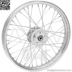 Chrome 21" x 2.15" 40 Spoke Front Wheel Rim Harley Sportster XL Dyna FXR 84-99 (For: Harley-Davidson)