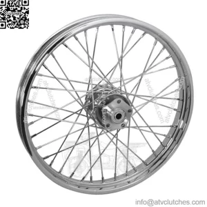 Chrome 21 x 2.15 40 Spoke Front Wheel Rim DD Harley Big Twin FL 1973-1984 (For: Harley-Davidson)