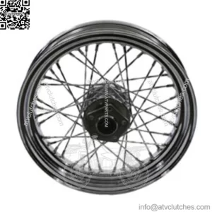 16 x 3" Front 40 Twisted Twirled Chrome Spoke Wheel Rim Harley Touring FLT 84-99 (For: Harley-Davidson)