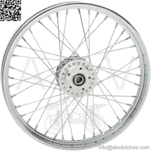 Chrome 40 Spoke 21" x 2.15" Front Wheel Rim Harley Dyna FXD Narrow Glide 04-05 (For: Harley-Davidson)