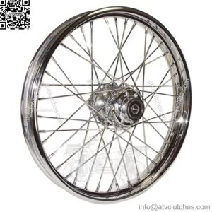 Front 19 x 2.5 Chrome 40 Spoke Front Wheel Rim FX XL Sportster Shovelhead Harley (For: Harley-Davidson)