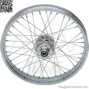 Chrome 40 Spoke 21 2.15 Front Wheel Rim Harley Softail Wide Glide 96-99 FX FXDWG (For: Harley-Davidson)