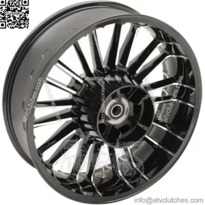 Coastal Moto Black Cut Atlantic Precision Wheel Rim 18 5.5 2009+ Harley Touring (For: Harley-Davidson)