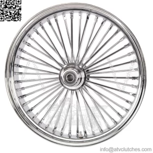 ACM 21 x 3.5 46 Fat Daddy Spoke Front Wheel Chrome Rim Harley Touring Softail SD (For: Harley-Davidson)