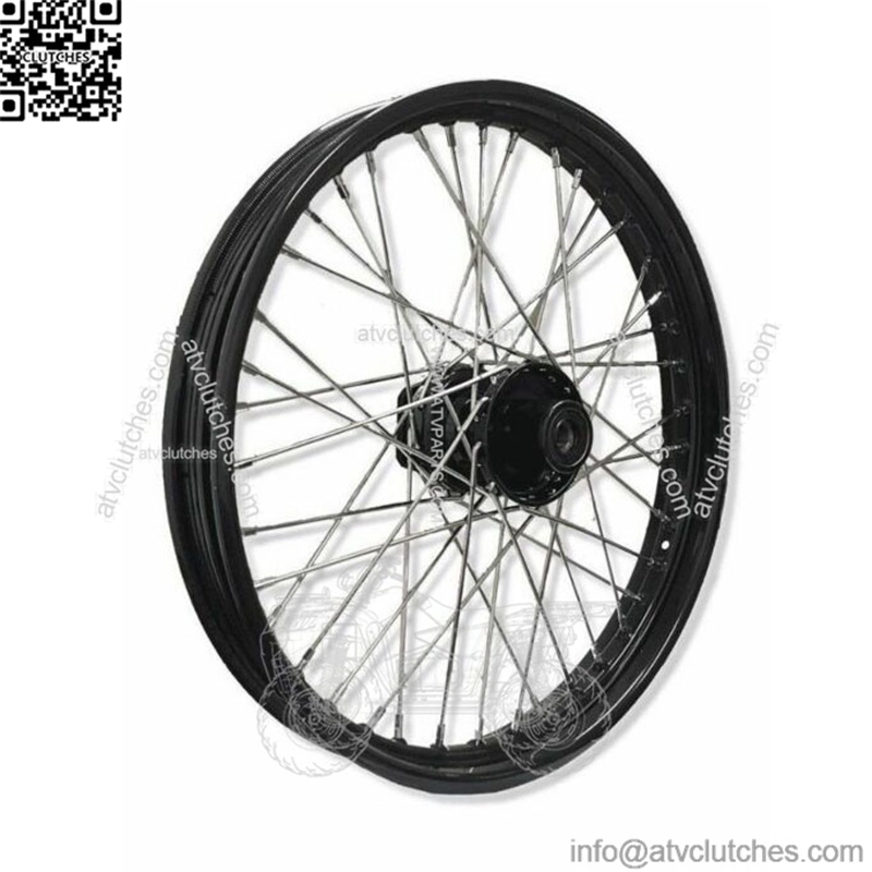 Front 21" x 2.15" 40 Spoke Black Rim Hub Wheel Harley Wide Glide Softail 84-1999 (For: Harley-Davidson)