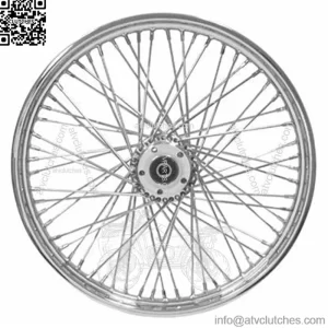 Chrome 21 x 2.15 60 Spoke Front Wheel Rim Harley Narrow Glide Sportster XL 84-99 (For: Harley-Davidson)