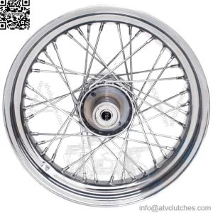 Ultima Chrome 16 X 3.5 40 Spoke Single Disc Front Wheel Harley Shovelhead FLH FL (For: Harley-Davidson)