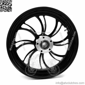 Ultima Vortex Black Billet Aluminum 18 3.5 Rear Wheel Rim Harley Touring Softail (For: Harley-Davidson)