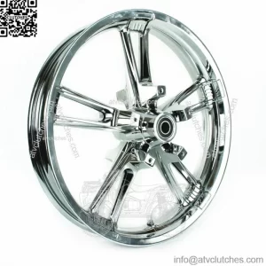 Chrome Reinforcer Enforcer Cast Billet Front Wheel Rim 21 3.5 Harley Touring 08+ (For: Harley-Davidson)