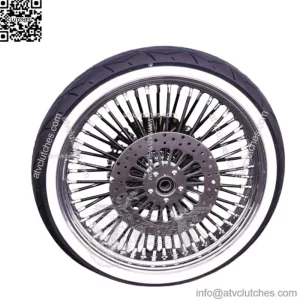 21"X 3.5" 52 Mammoth Black Spoke Wheel WWW Tire 2000-2007 Harley Touring Package (For: Harley-Davidson)