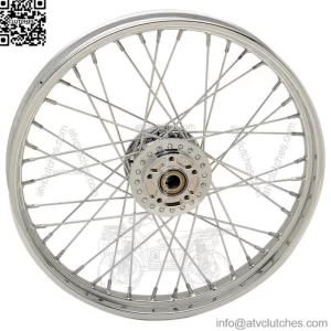 40 Spoke Chrome 21 2.15" Laced Front Wheel 2014+ Harley Sportster SD ABS (For: Harley-Davidson)