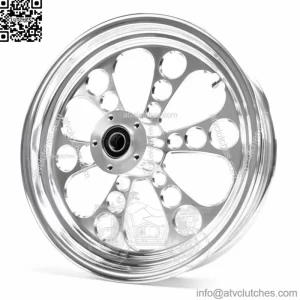 18 3.5 Polished Kool Kat Billet Front Wheel Rim Dual Disc Harley Touring Softail (For: Harley-Davidson)