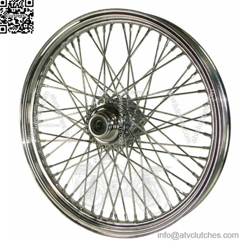 Front 21 x 2.15 60 Spoke Chrome Rim Wheel Harley Wide Glide Softail Dyna 41mm (For: Harley-Davidson)