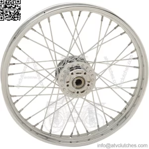 Chrome 21" x 2.15" 40 Spoke Front Single Disc Wheel Rim Harley Dyna FXD 08-17 (For: Harley-Davidson)