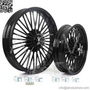 Motorcycle front rear dual disc wheels for Harley Davidson Softail Dyna Touring VRSC