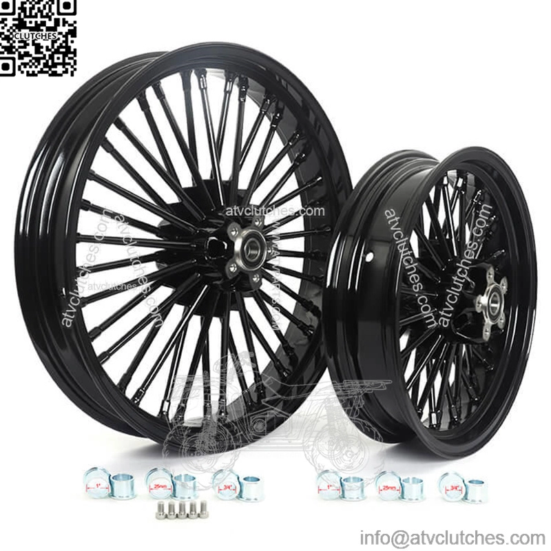 Motorcycle front rear dual disc wheels for Harley Davidson Softail Dyna Touring VRSC