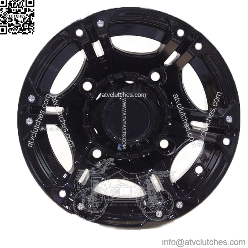POLARIS SPORTSMAN 570 12" VIPER BLACK ATV / UTV ALUMINUM WHEELS (SET 4) POL3CA (For: Polaris)