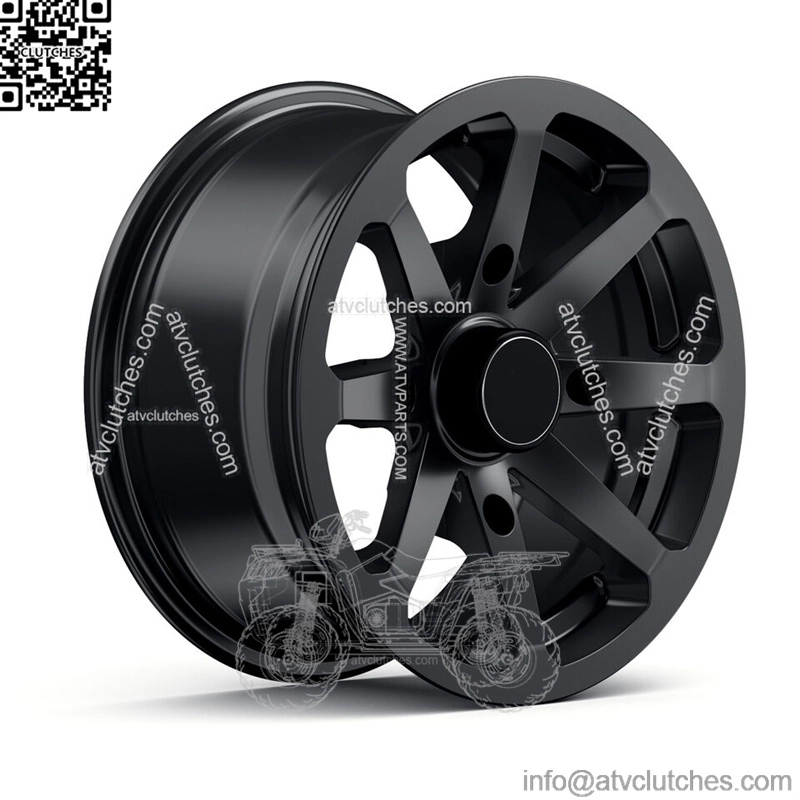 4pcs 15" RockTrix RT102 ATV UTV Wheels Rims | 15x7 | 4x156 4/156 | 4+3 offset (For: Polaris)