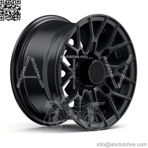 12" RockTrix RT104 ATV UTV Wheels Rims | 12x7 | 4x156 4/156 | 4+3 offset (For: Polaris)