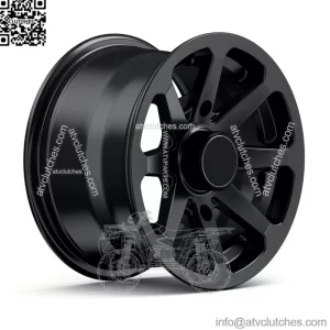 12" RockTrix RT102 ATV UTV Wheels Rims | 12x7 | 4x156 4/156 | 4+3 offset (For: Polaris)