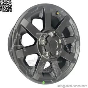 1-2024 POLARIS XPEDITION FRONT OR REAR WHEEL WITH 2 MILES 15x7 GREAT SHAPE W-15