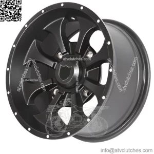 Pro Armor Knight UTV Wheel Rim Matte Black 14x10 -38mm Offset 4/156 (For: Polaris)