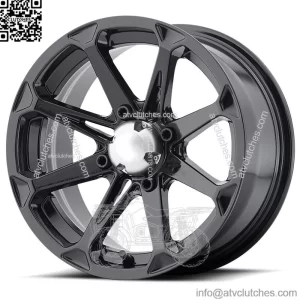 4 ATV/UTV Wheels Set 14in MSA M12 Diesel Black 4/156 10mm 1KXP (For: Polaris)
