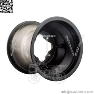 Douglas A5 Wheel 8X8 3.0 + 5.0 Matte Black 4/110 Lug Pattern A506-039M (For: Polaris)