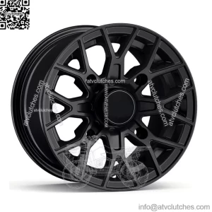 One (1) 12" RockTrix RT104 ATV Wheel Rim | 12x7 | 4x156 4/156 4-156 | 4+3 offset (For: Polaris)