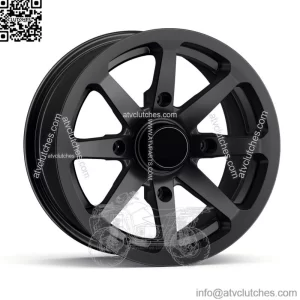 1pc 15" RockTrix RT102 ATV UTV Wheel Rim 15x7 | 4x156 4/156 | 4+3 (10mm) offset (For: Polaris)