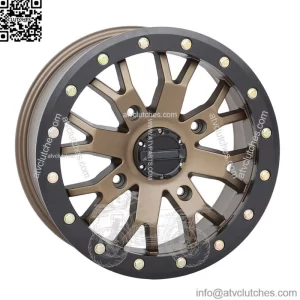 System 3 SB-4 Beadlock Bronze (6+1) UTV Wheels 14" Polaris RZR 1000 XP (4) (For: Polaris)